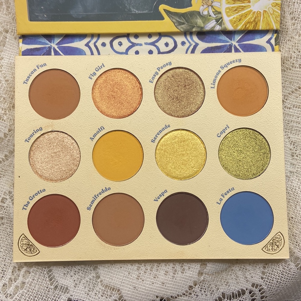 Colourpop Limoncello Eyeshadow Palette